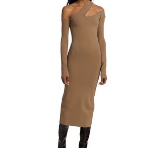 Nanushka Nala off the Shoulder Dress